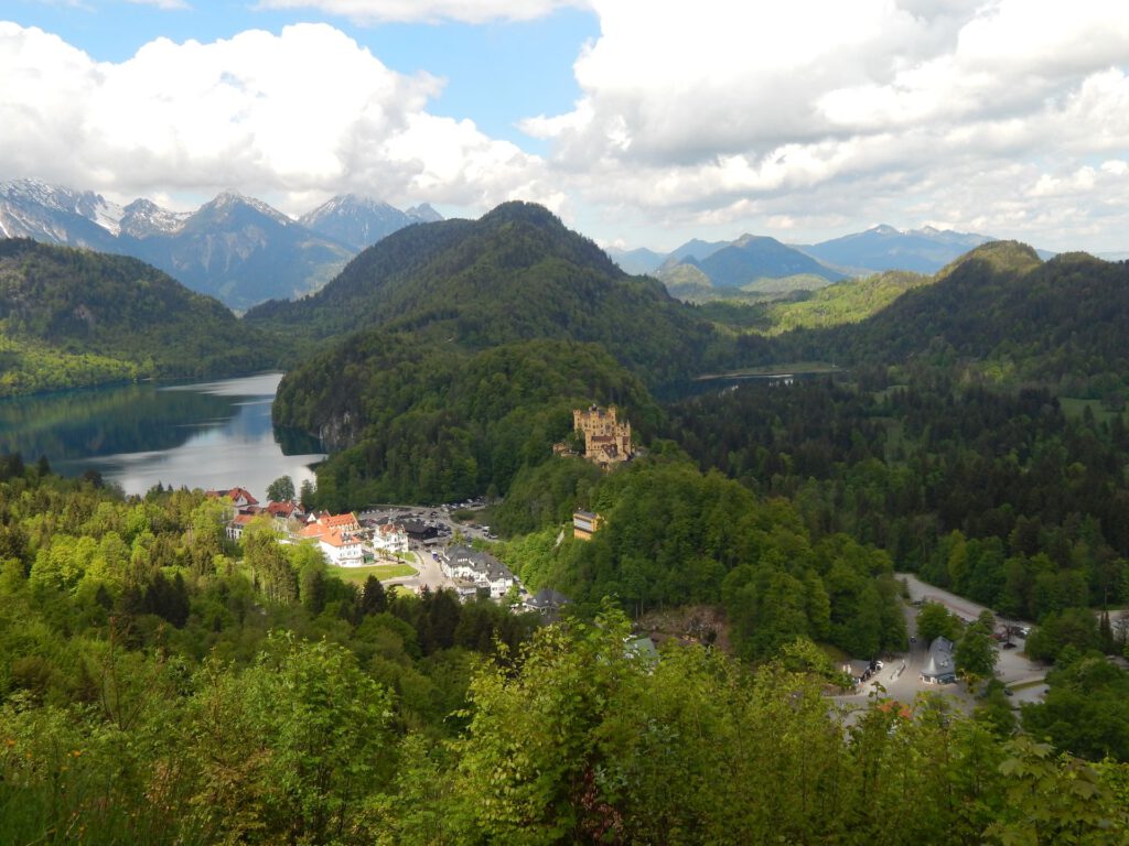 Blick auf Schloss Hohenschwangau